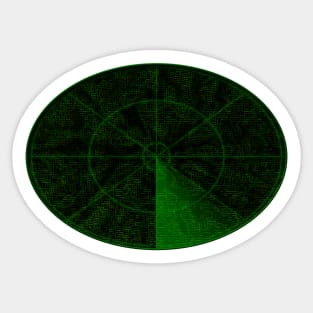 Radar (round) Sticker